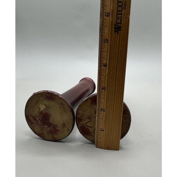 Van Briggle very early 1903-1920 Bud vases Purple Rose SET OF 2 - Picture 13 of 16